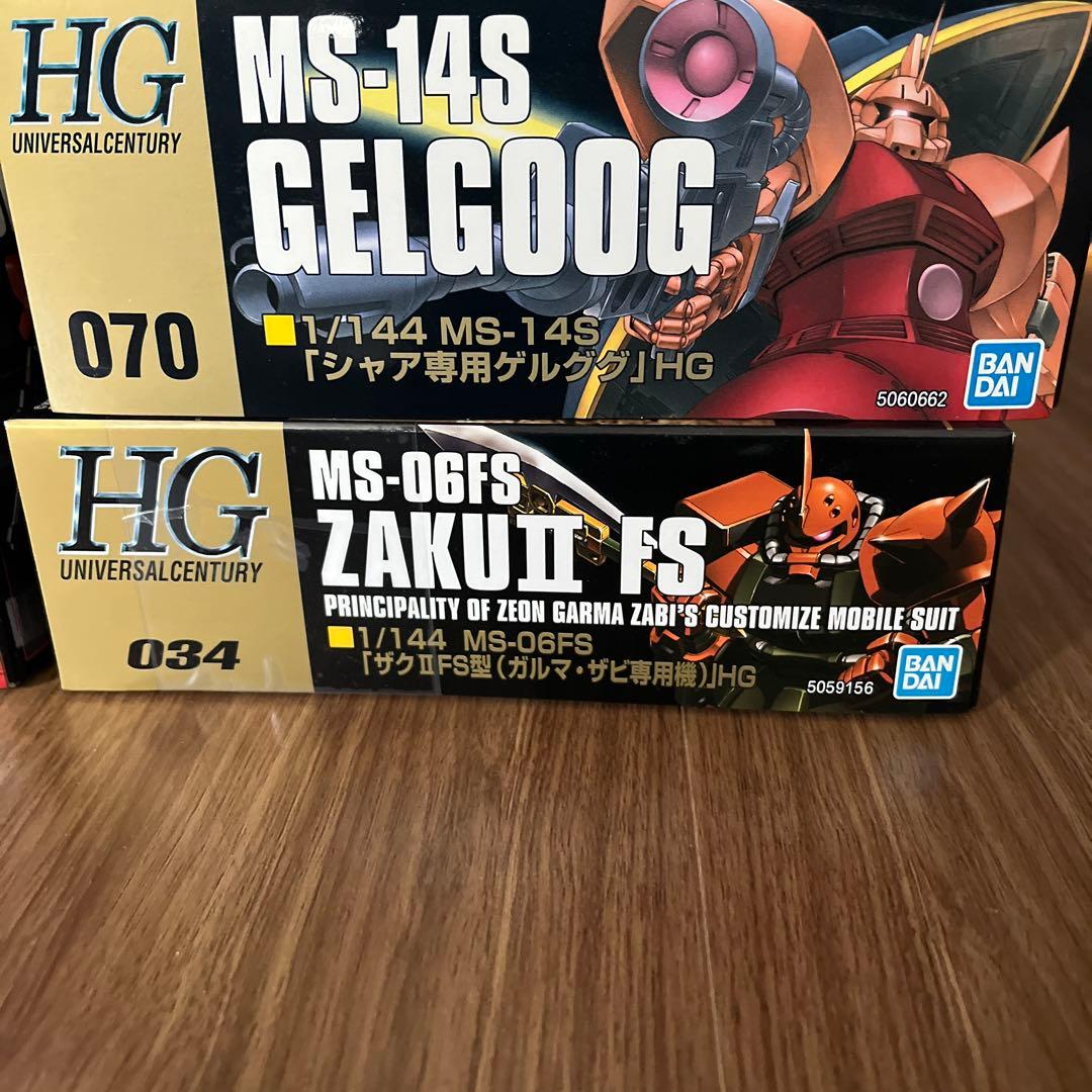 ロボット HG MSN-06S MSN-04 MS-14S MS-06FS