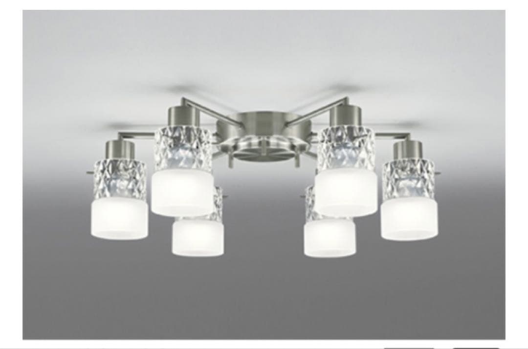 新古品オーデリック OC005013LD シャンデリア 2セット LED電球