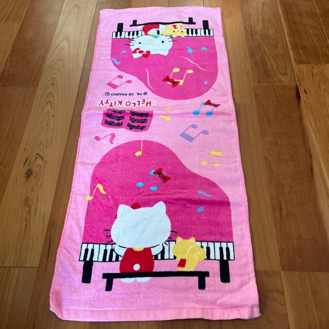平成レトロ キティちゃん タオル５枚新品未使用