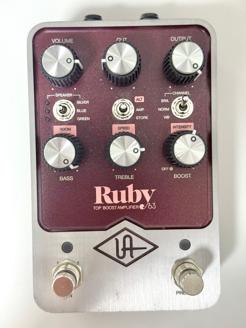 ギター UNIVERSAL AUDIO Ruby Top Boost Amplifier