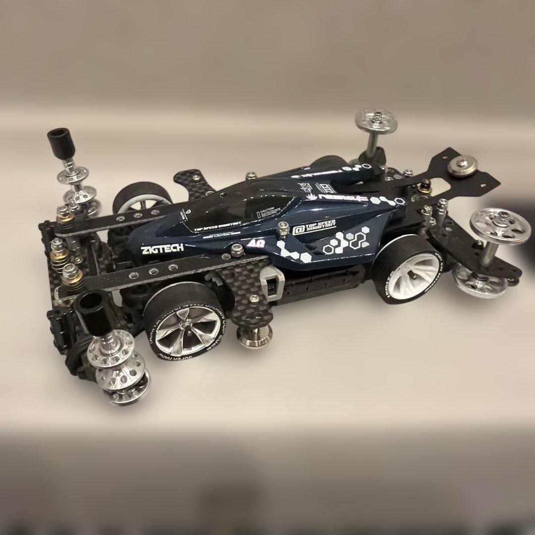 ミニ四駆 ブラック MSフレキ　完成品