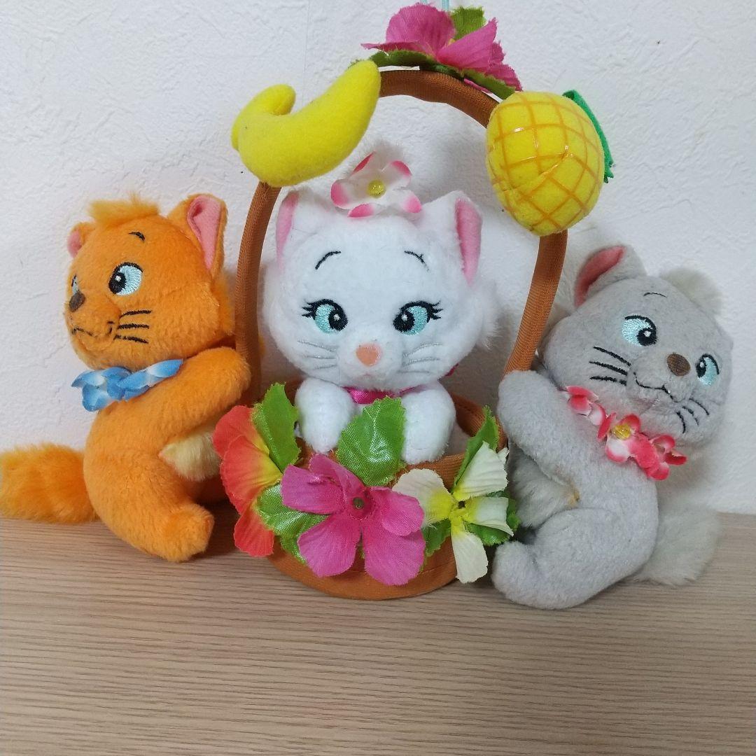 ディズニー　マリー　ベルリオーズ　トゥルーズ　おしゃれキャット　ぬいぐるみ