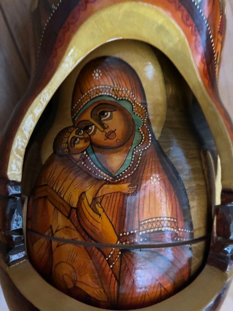 ロシア正教会マトリョーシカ 聖母子像