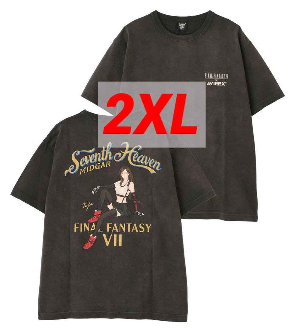 2XL AVIREX FINAL FANTASY VII ティファ Tシャツ