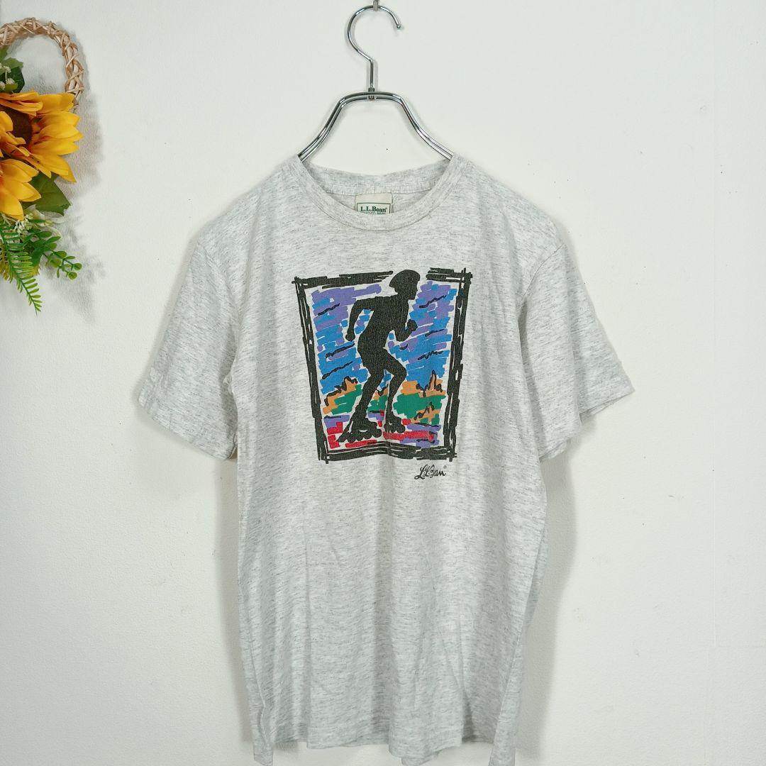 希少　L.L.Bean ヴィンテージTシャツ M　グレー USA製　US古着