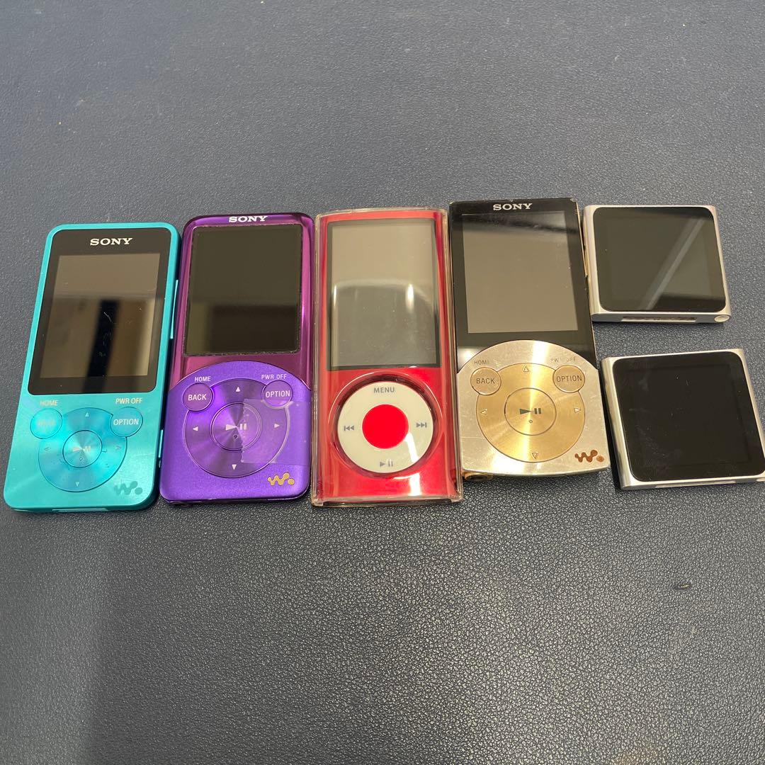 ジャンク)SONY & Apple デジタルオーディオプレーヤーセットまとめ売り