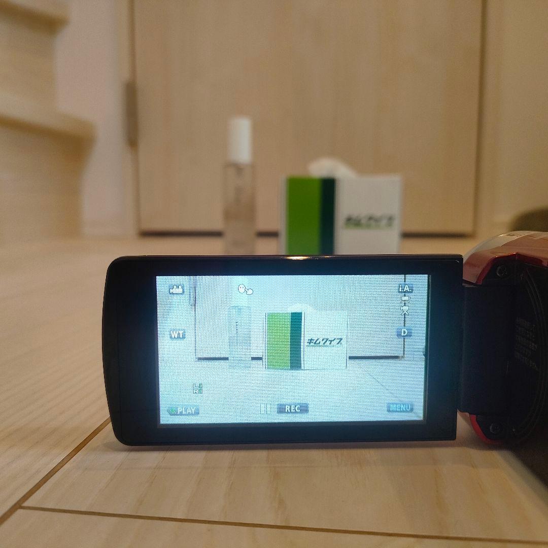 【美品】JVC Everio GZ-HM199 レッド