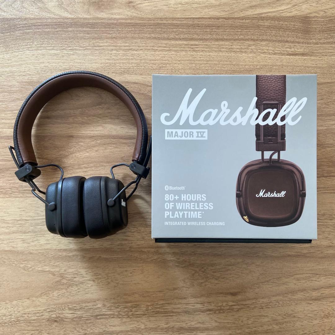 Marshall Major IV ワイヤレスヘッドホン brown 正規品