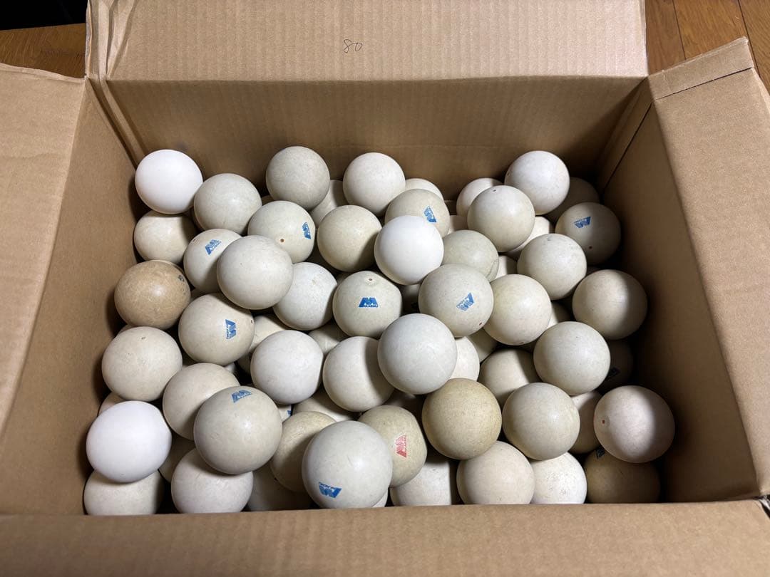 ソフトテニス ボール 中古 90球セット