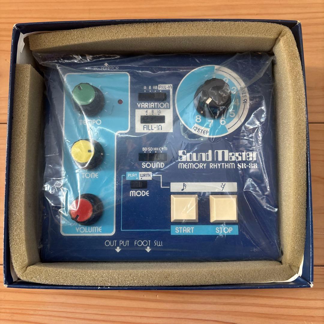 Sound Master SR-88 アナログドラムマシーン　箱/取説付美品珍品