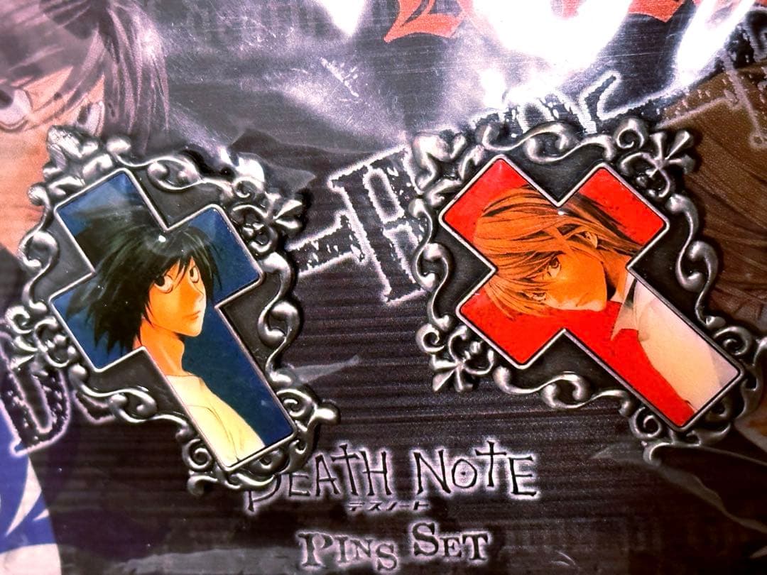 DEATH NOTE デスノート ピンズセット 夜神月&L 小畑健