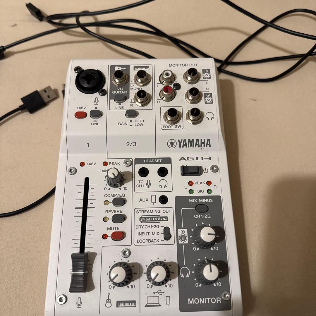 YAMAHA AG03 mk2オーディオインターフェイス　箱無し