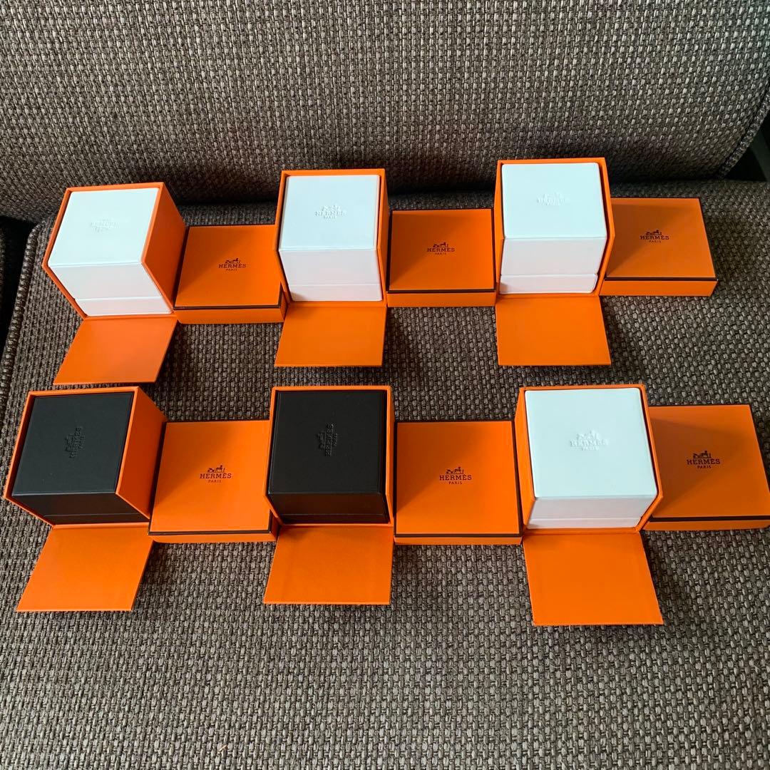 正規品　美品エルメス　アクセサリーリングなど入れ　空箱ケース　6個セット