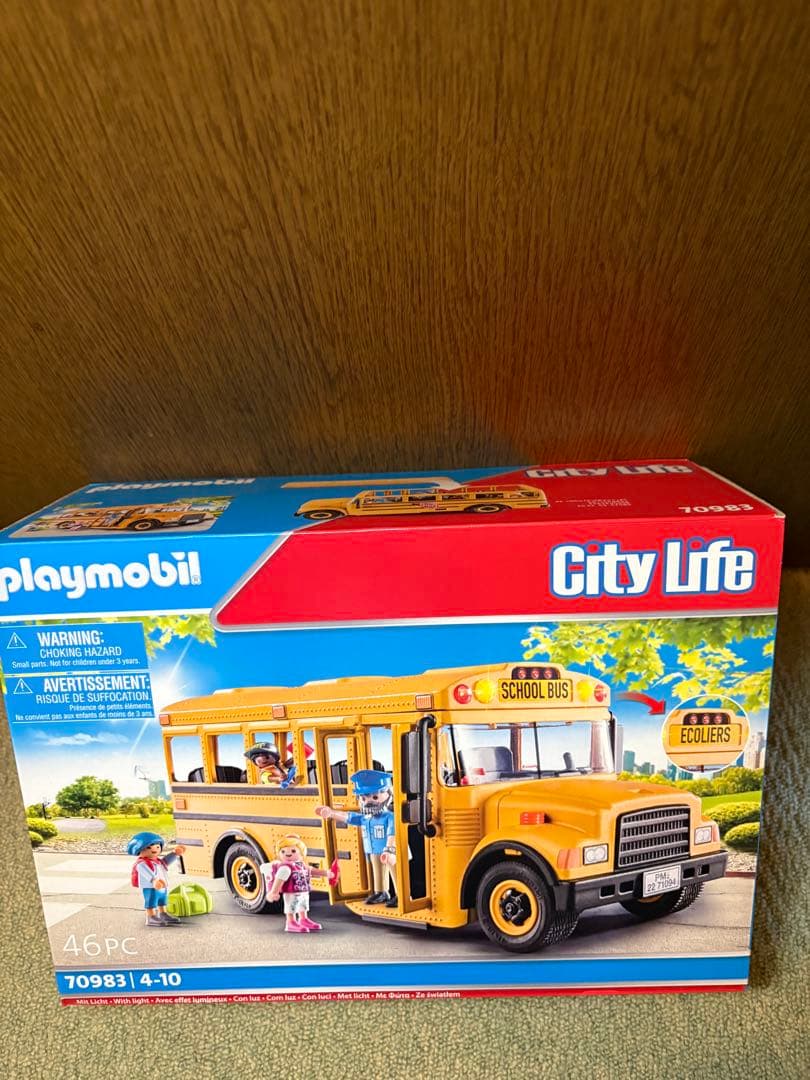 playmobil スクールバス 70983 46ピース/プレイモービル