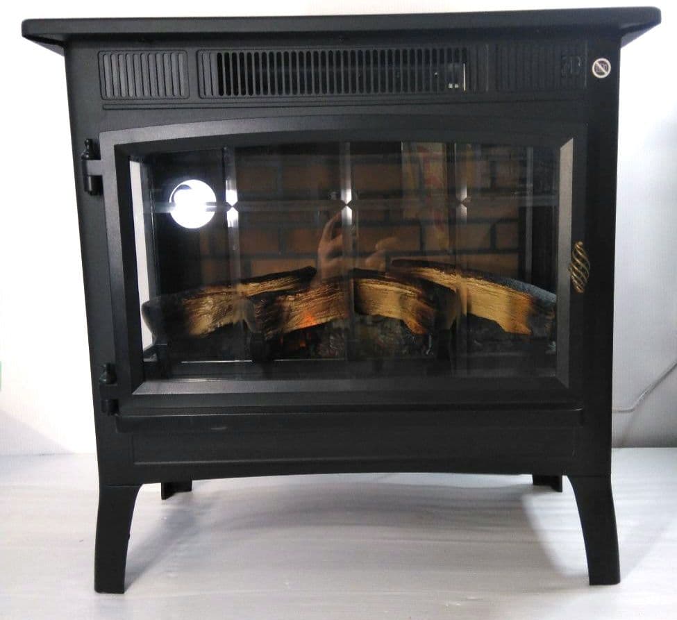 QVCジャパン 暖炉型大型ファンヒーター DFI-5010-01