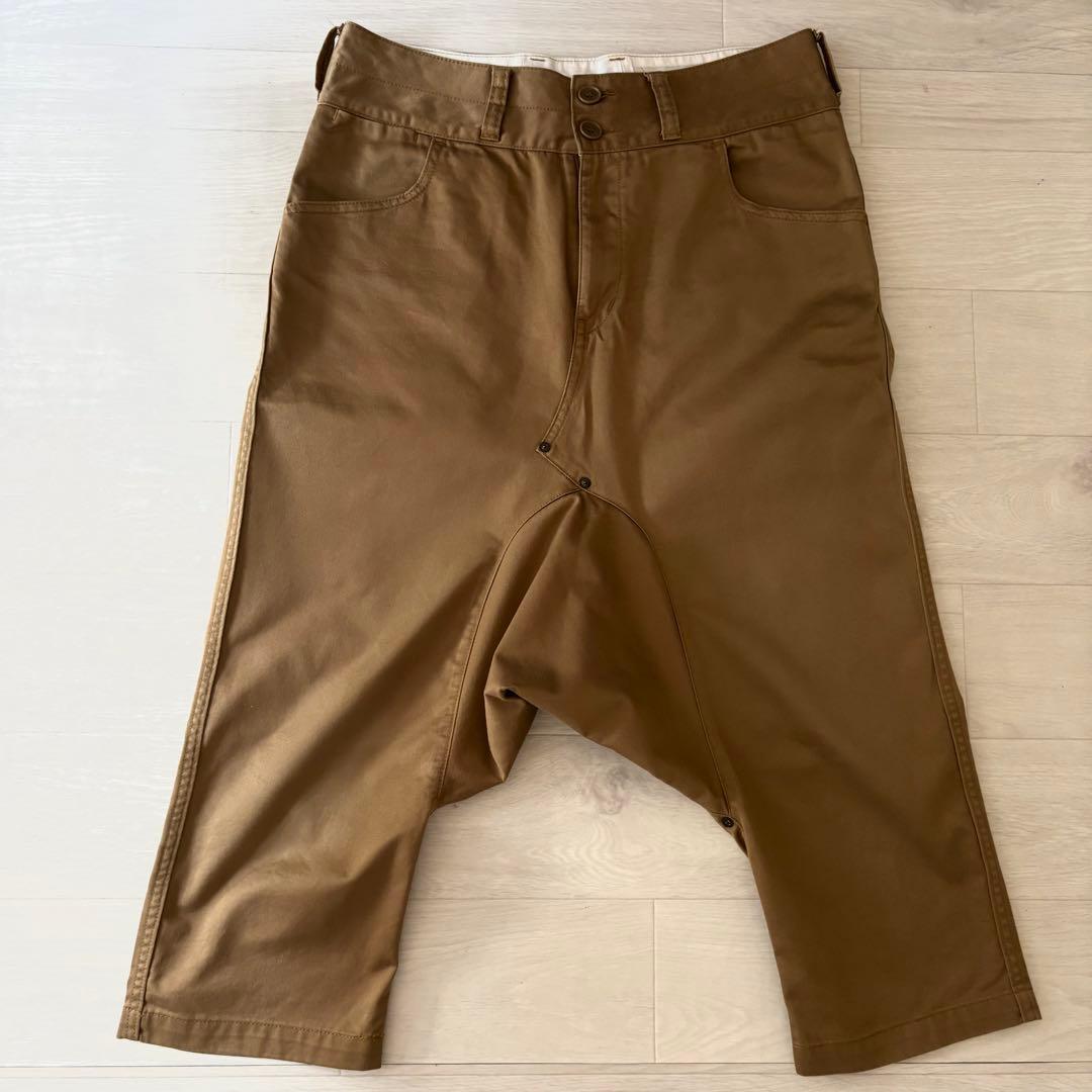 コムデギャルソン　GANRYU ガンリュウ サルエルパンツ　日本製　ブラウン
