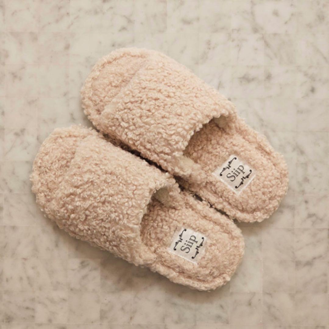 スリッパ　Siip style boa room shoes