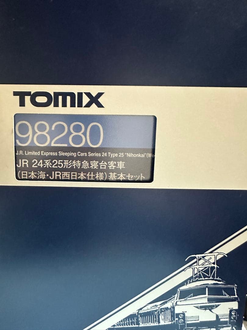 TOMIX JR 24系　日本海　西日本仕様　基本セット 98280