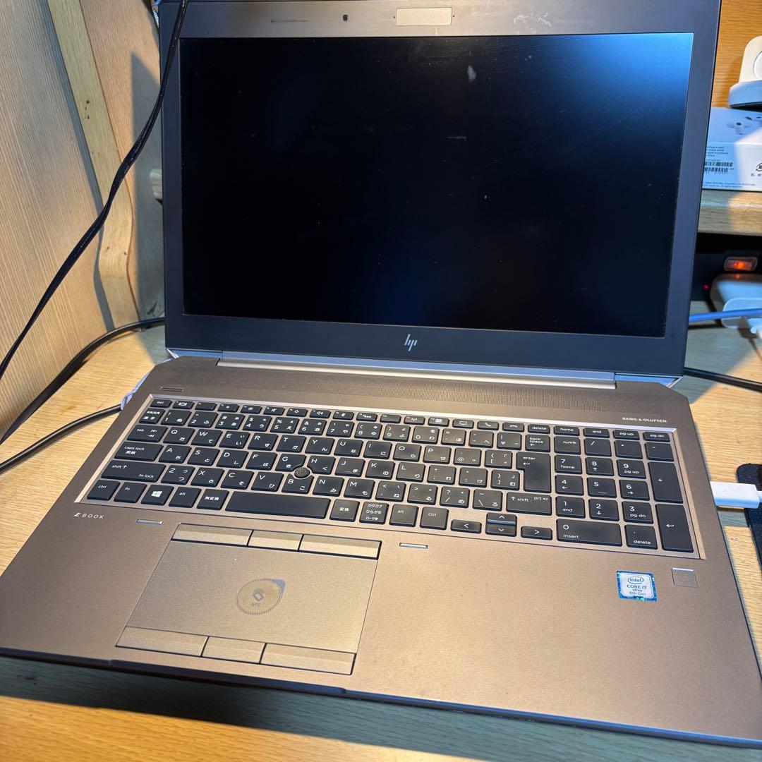 Windowsノート本体 hp zbook 15 g6,i7 8850h,512GB,16BG ram