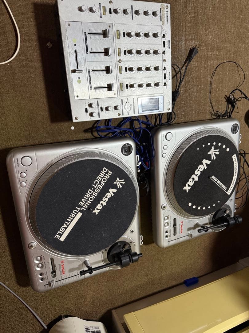 Vestax ターンテーブル2台ミキサーセット