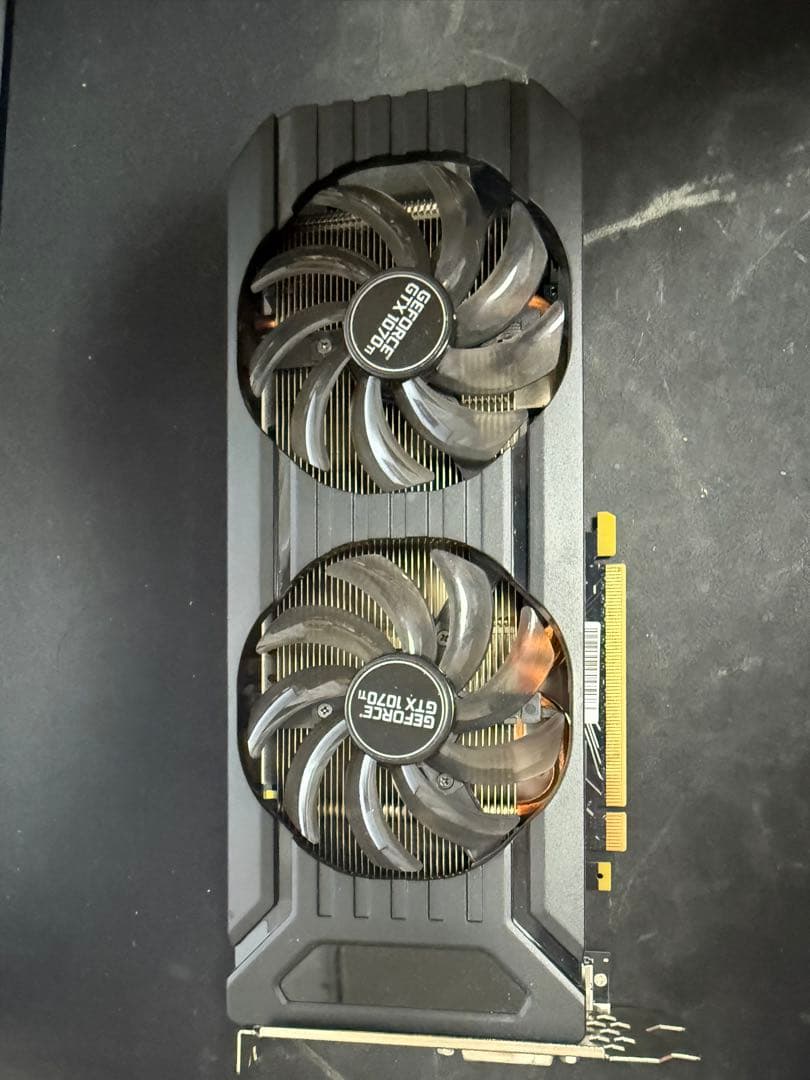 GeForce GTX 1070ti 動作確認済み