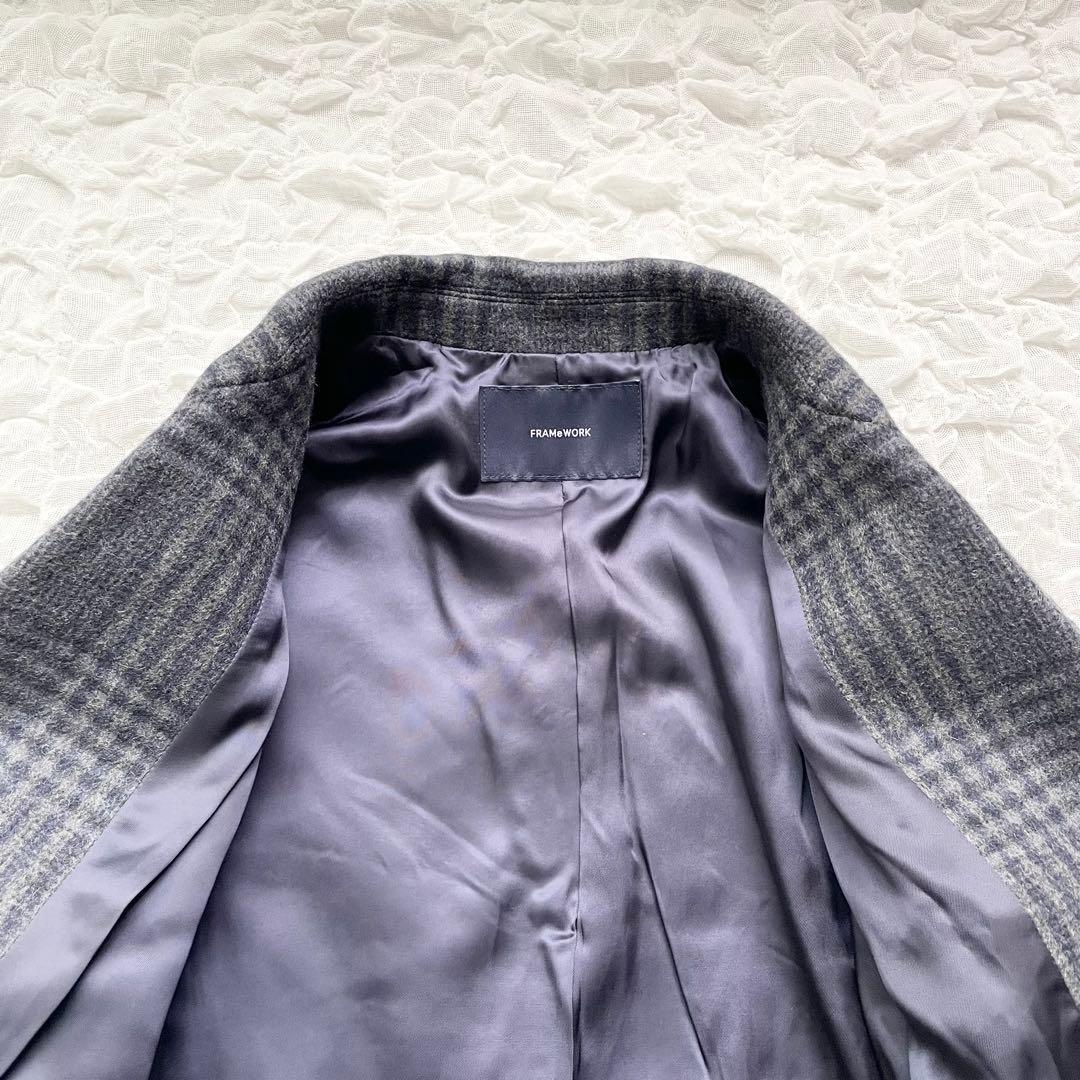 【美品】フレームワーク ダブルブレストジャケット コート近年モデル 定価約4万