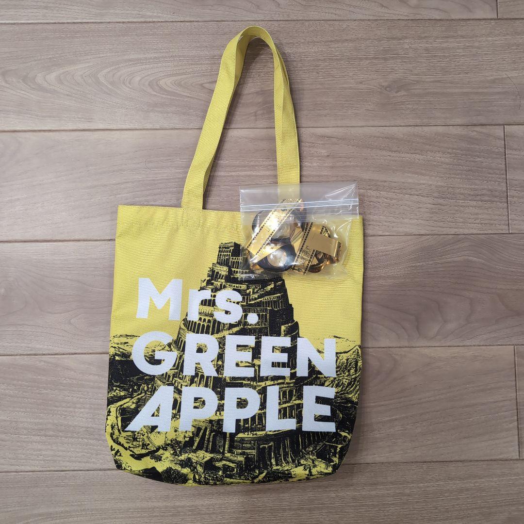 Mrs. GREEN APPLE　バベルの塔 トートバッグ イエロー
