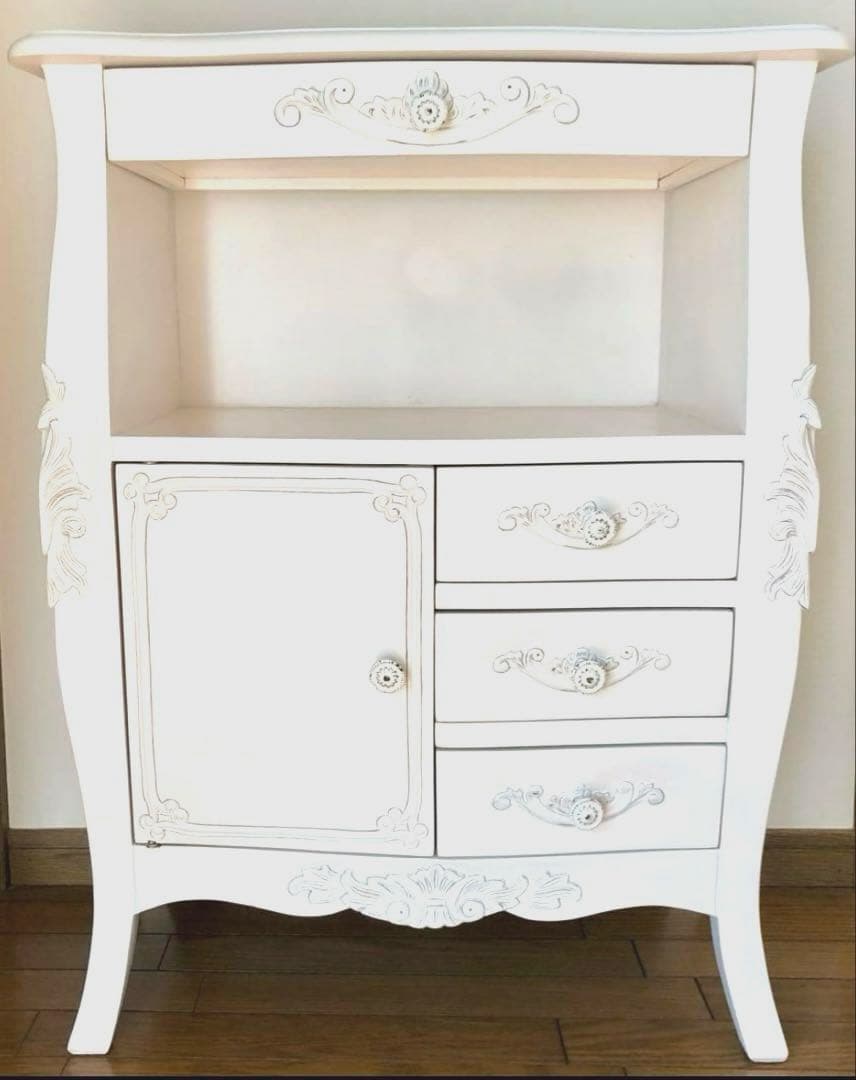 ホワイトクラシックスタイルチェスト