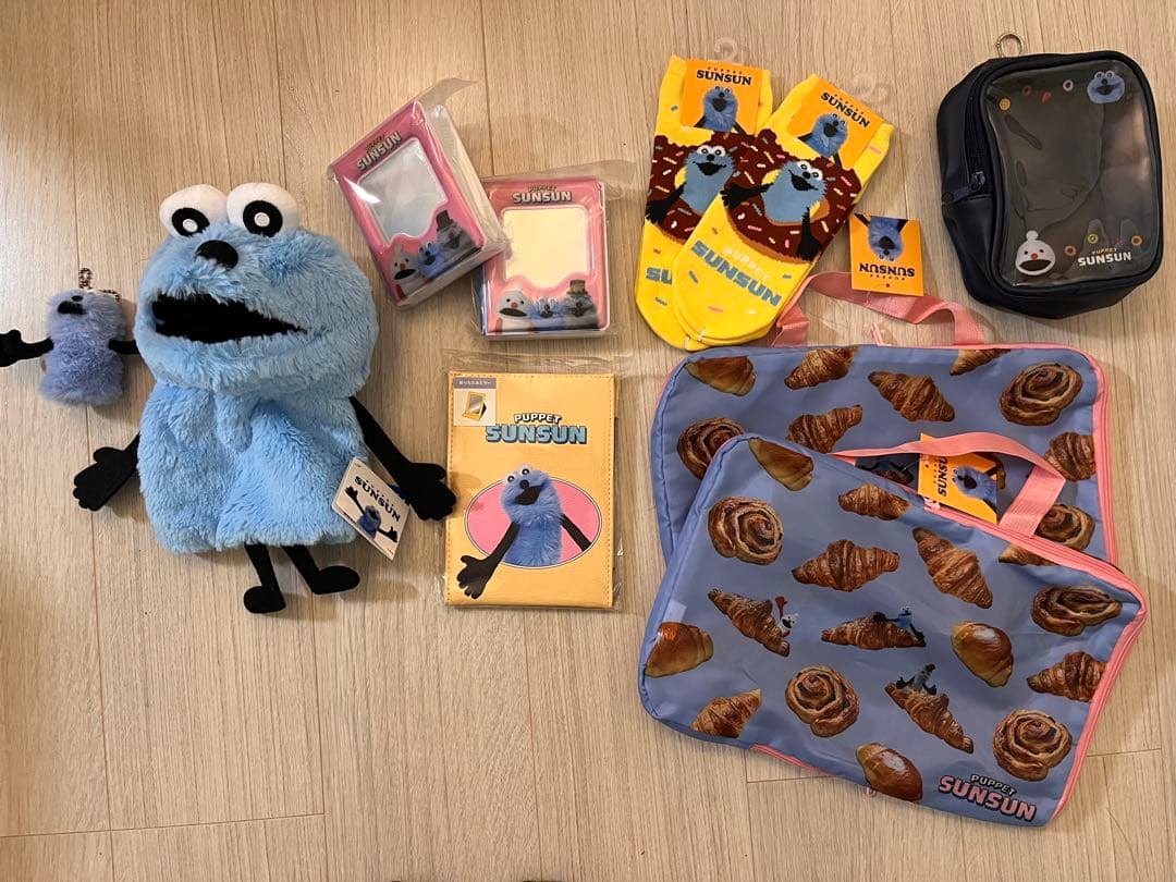 Sunsun パペットスンスン　キャラクターグッズセット
