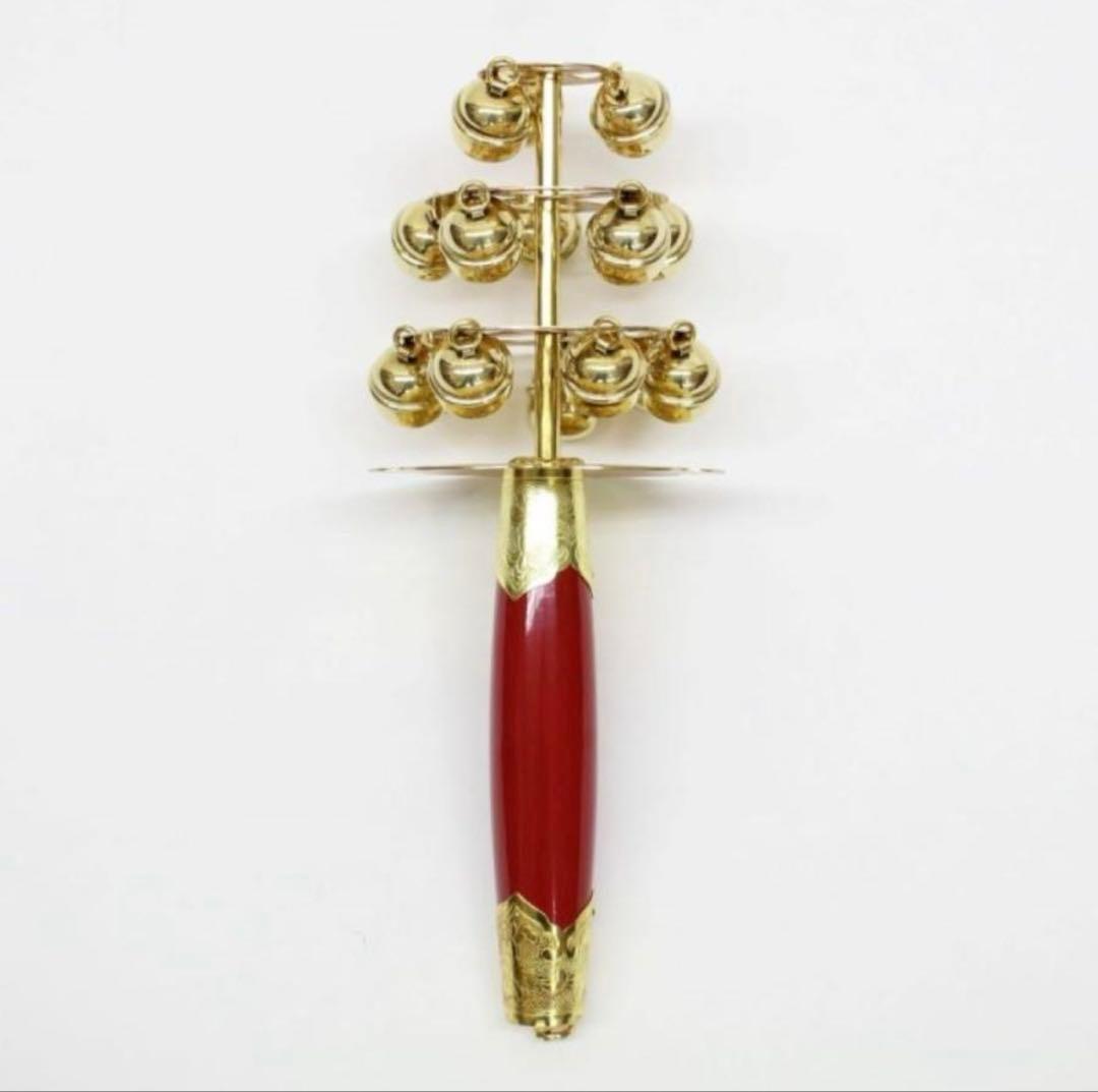 特選神楽鈴(大) 磨き品神楽鈴・神楽・巫女舞・和楽器・神社・神事・日本製