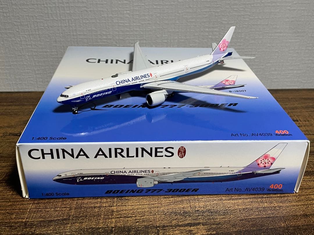チャイナエアライン ボーイングハウスカラー B777-300ER 1/400
