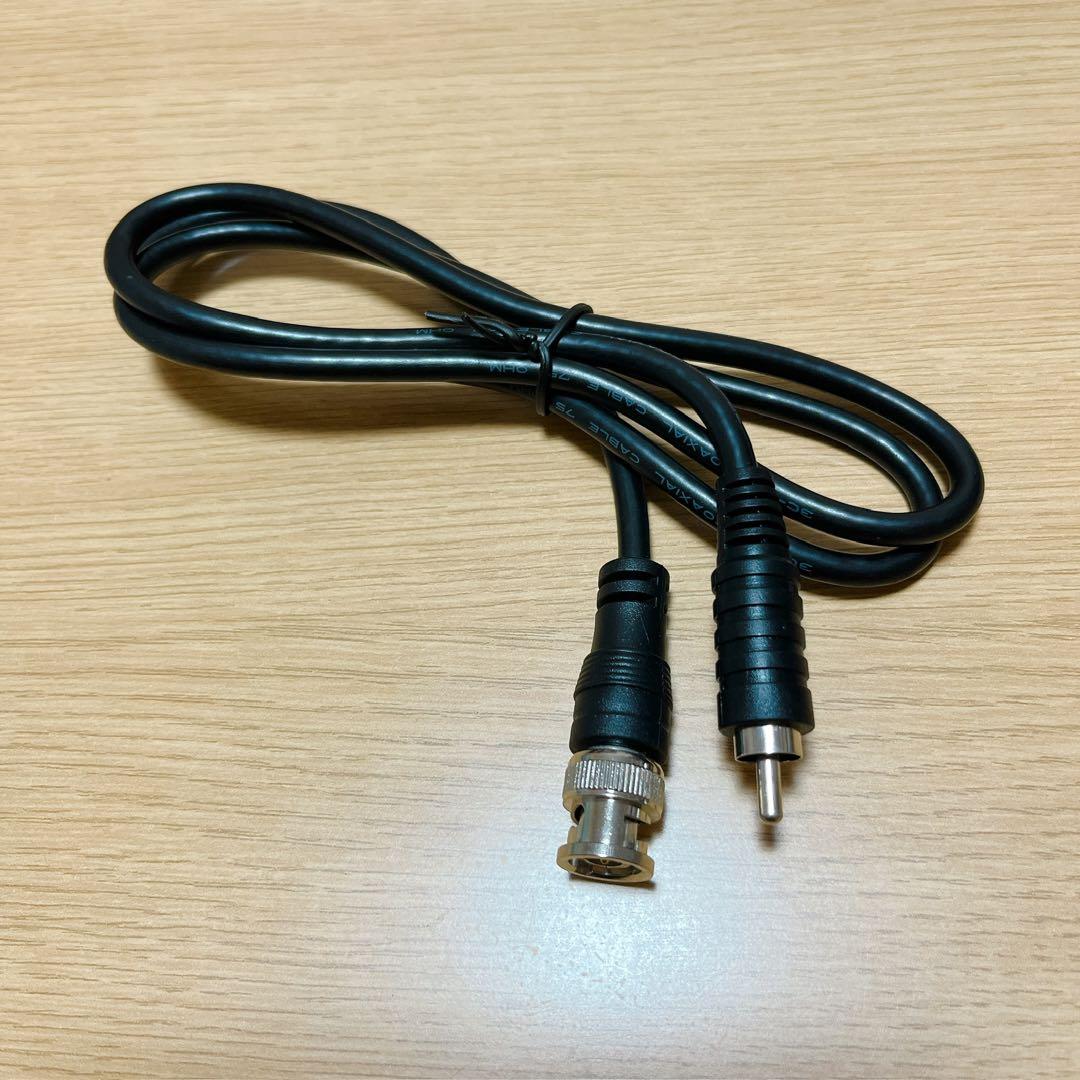 RCA.オスジャック同軸ケーブルコネクタビデオアダプタ