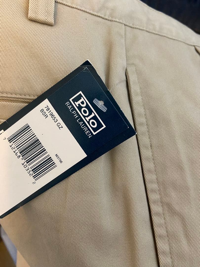 デッドストック ポロ ラルフローレン チノ アメリカ製 NOS ANDREW