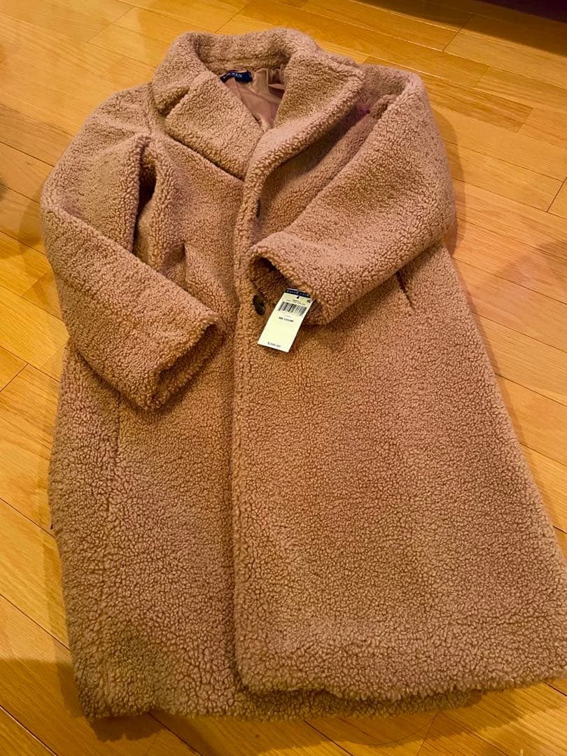 ラルフローレン　キャメル-テディベア色　ボアコート Mサイズ
