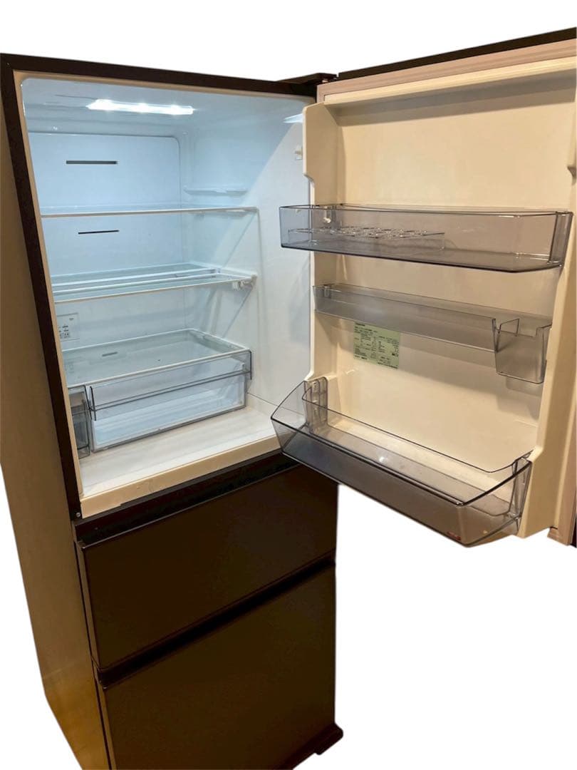 TOSHIBA GR-T33SC (KZ) 冷蔵庫 326L ブラック 2021