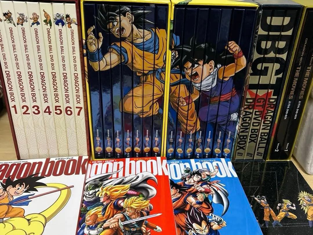 ドラゴンボール、Z、GT、劇場版DVDBOXまとめてセット鳥山明