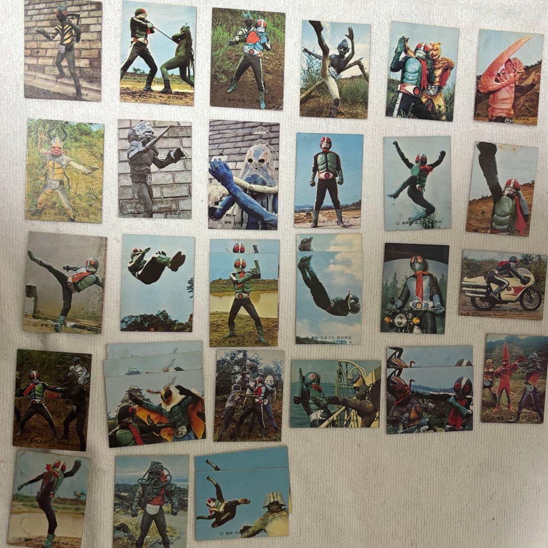 カルビー製菓　旧仮面ライダーカード　セット