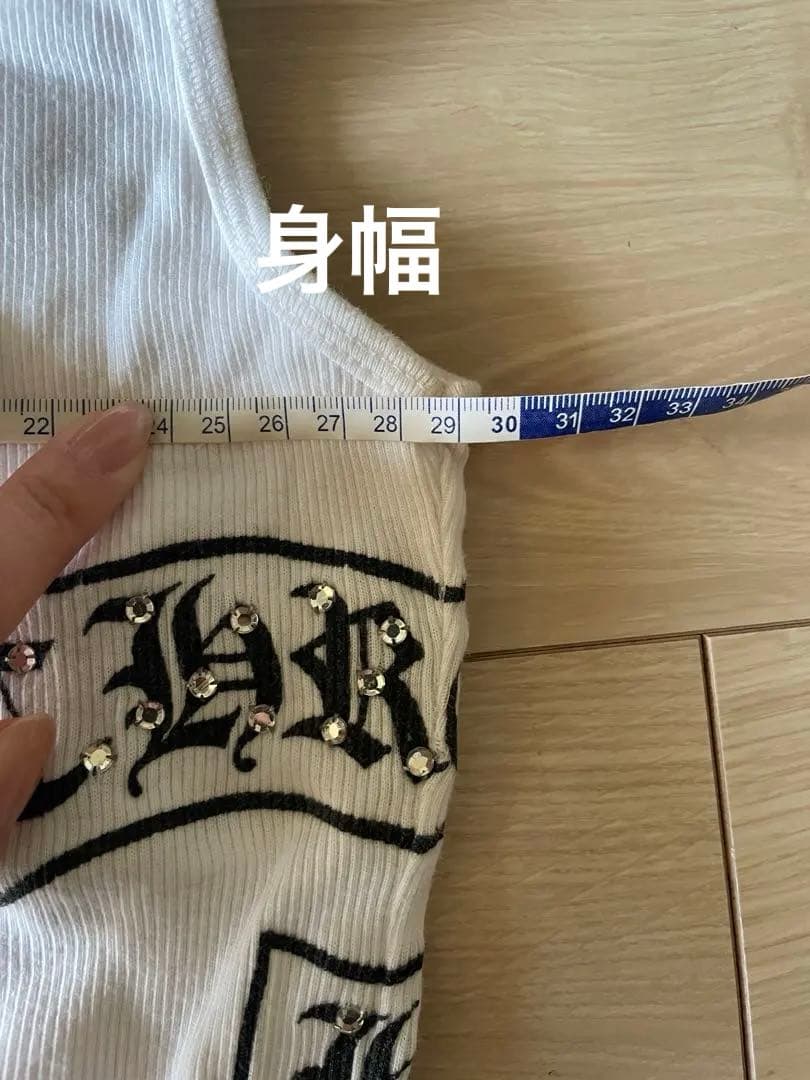 希少 Chrome Hearts レディース タンクトップ スワロフスキー