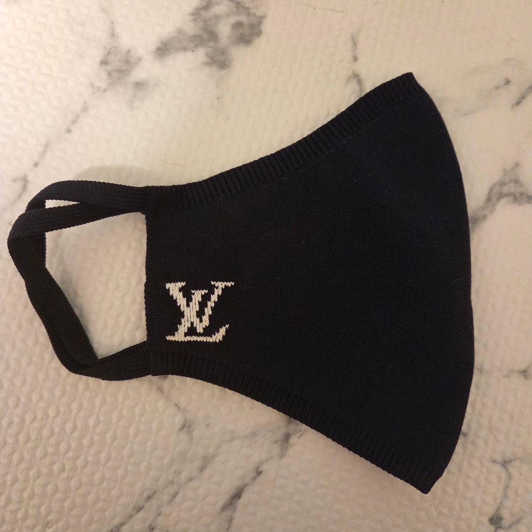 ルイヴィトン マスク LVイニシャルマスク マイユ ナイロン 黒　未使用