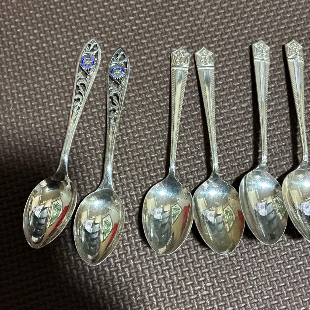 ‼️超希少‼️ロータリーインターナショナル シルバースプーン 2本計６本純銀約90g