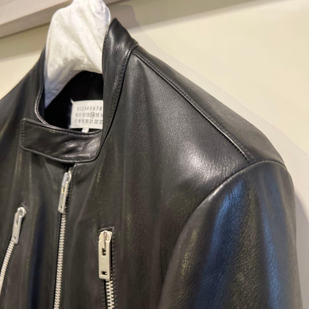 メゾンマルジェラ ハの字ライダース 18ss 5-ZIP JACKET 44