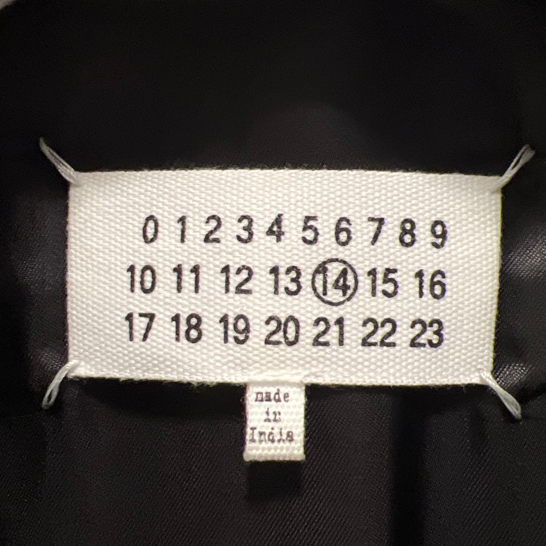 メゾンマルジェラ ハの字ライダース 18ss 5-ZIP JACKET 44