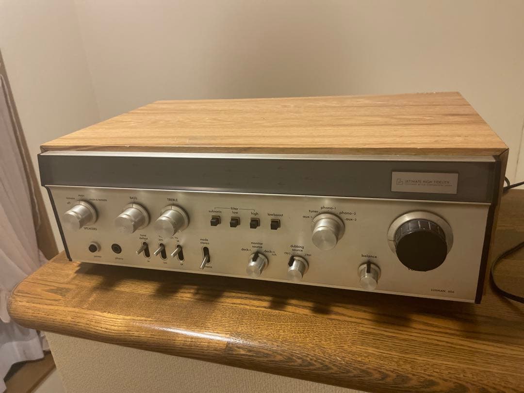 【ジャンク】LUXMAN L-606 プリメインアンプ ヴィンテージ