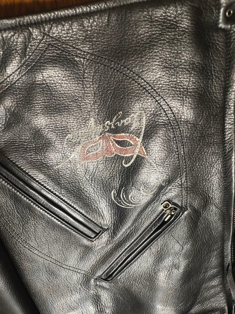 ギャングスタービルライダース グラットハンド レザージャケット ウィアード