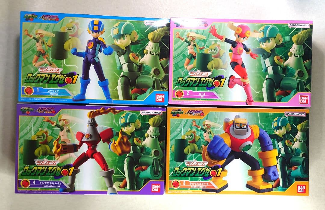 未開封　SMP Kit Makes Pose ロックマンエグゼ 01　4種セット
