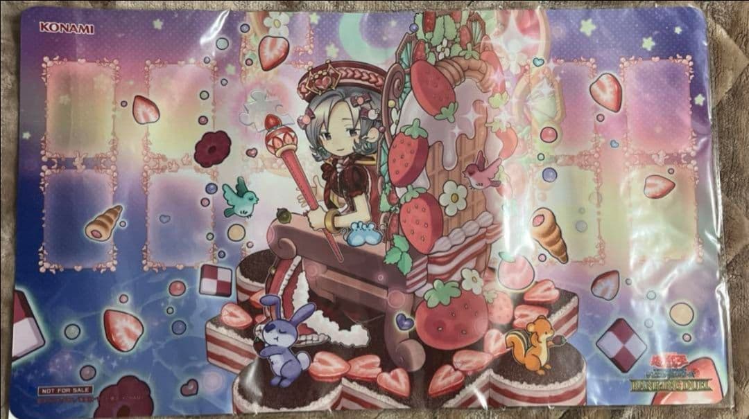 遊戯王ランキングデュエル クイーンマドルチェ・ティアラフレース プレイマット