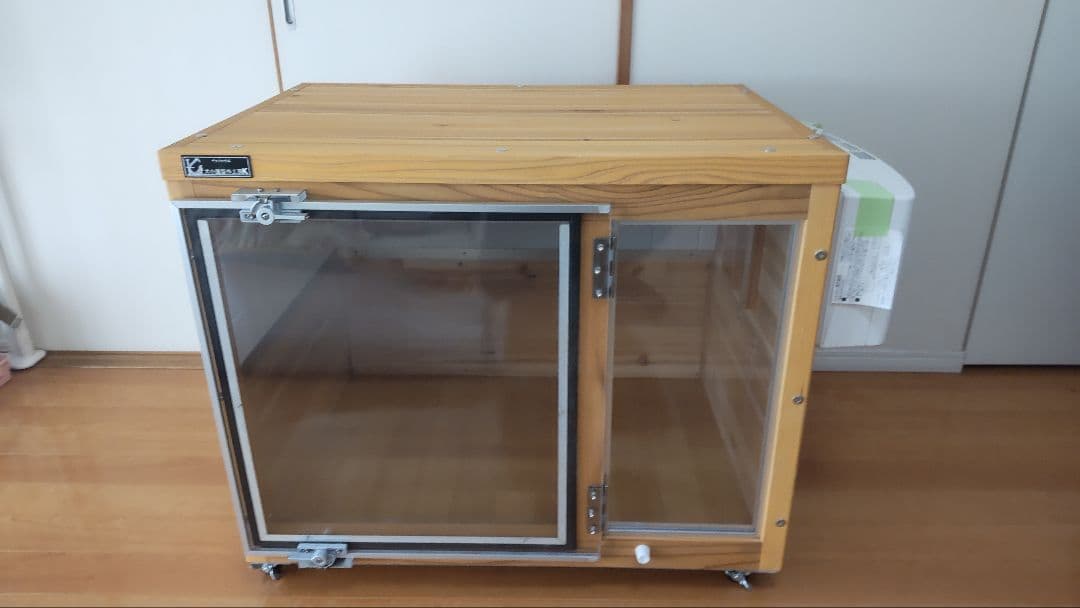 犬小屋製作工房K　防音ケージ　キャスター付　夜鳴き無駄吠え対策　◆特記事項あり