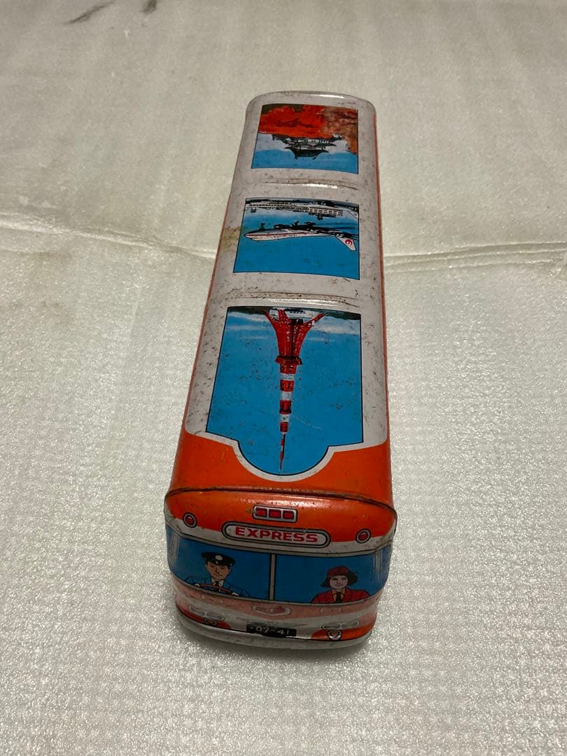 日本観光バス／ブリキカー。DAIYA社製。【キズとか錆がございます】。