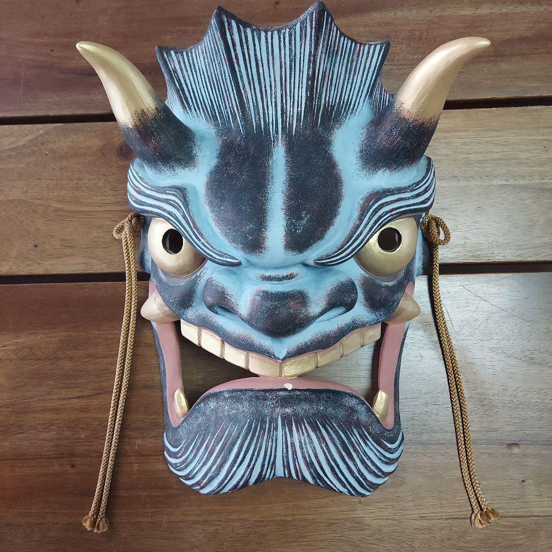 神代人形工房　中島技芸　鬼瓦　鬼面