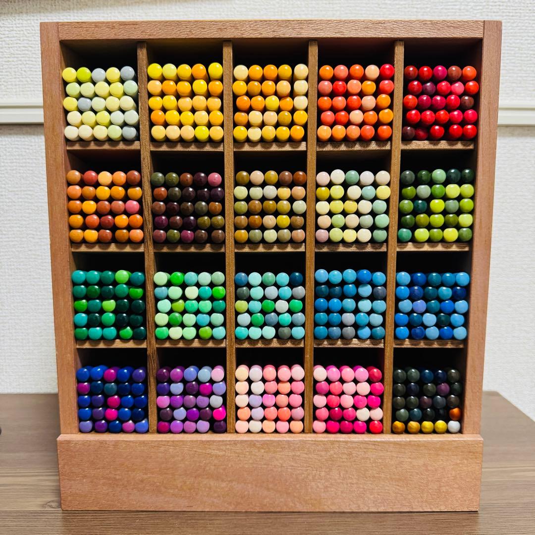 フェリシモ 500色 色鉛筆 （収納棚付）